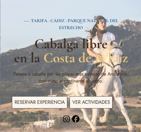 Imagen de la home de la web